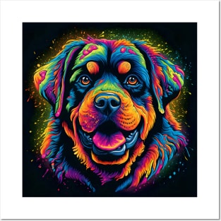 Rottweiler MDA Ai generated Posters and Art